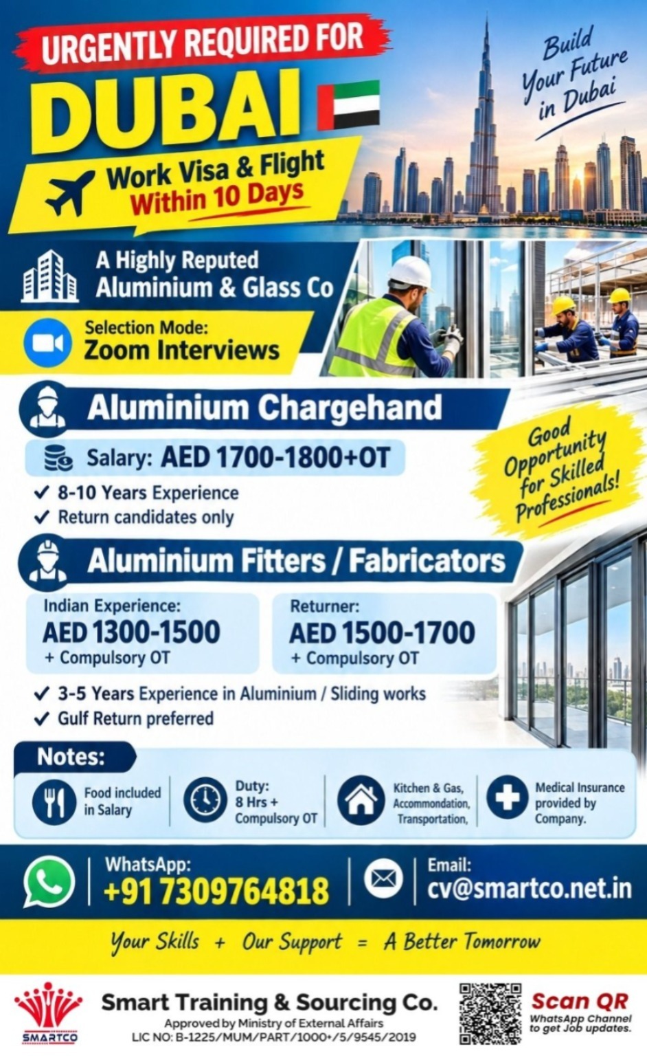 Aluminium & Glass Company Jobs