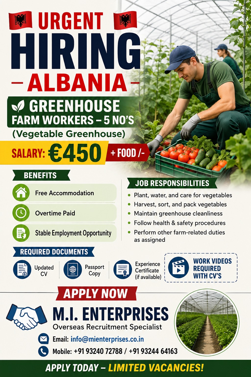 Greenhouse Farm Workers