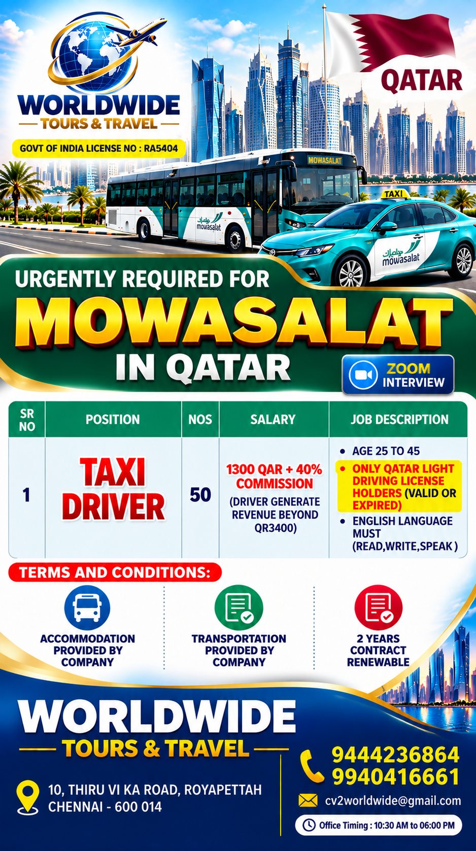Taxi Driver - Mowasalat