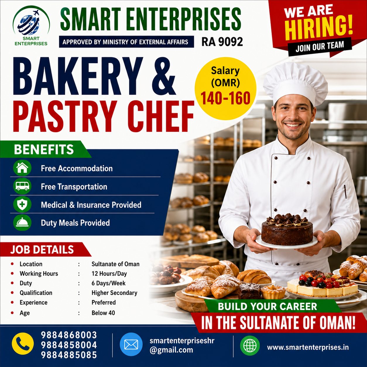 Bakery & Pastry Chef