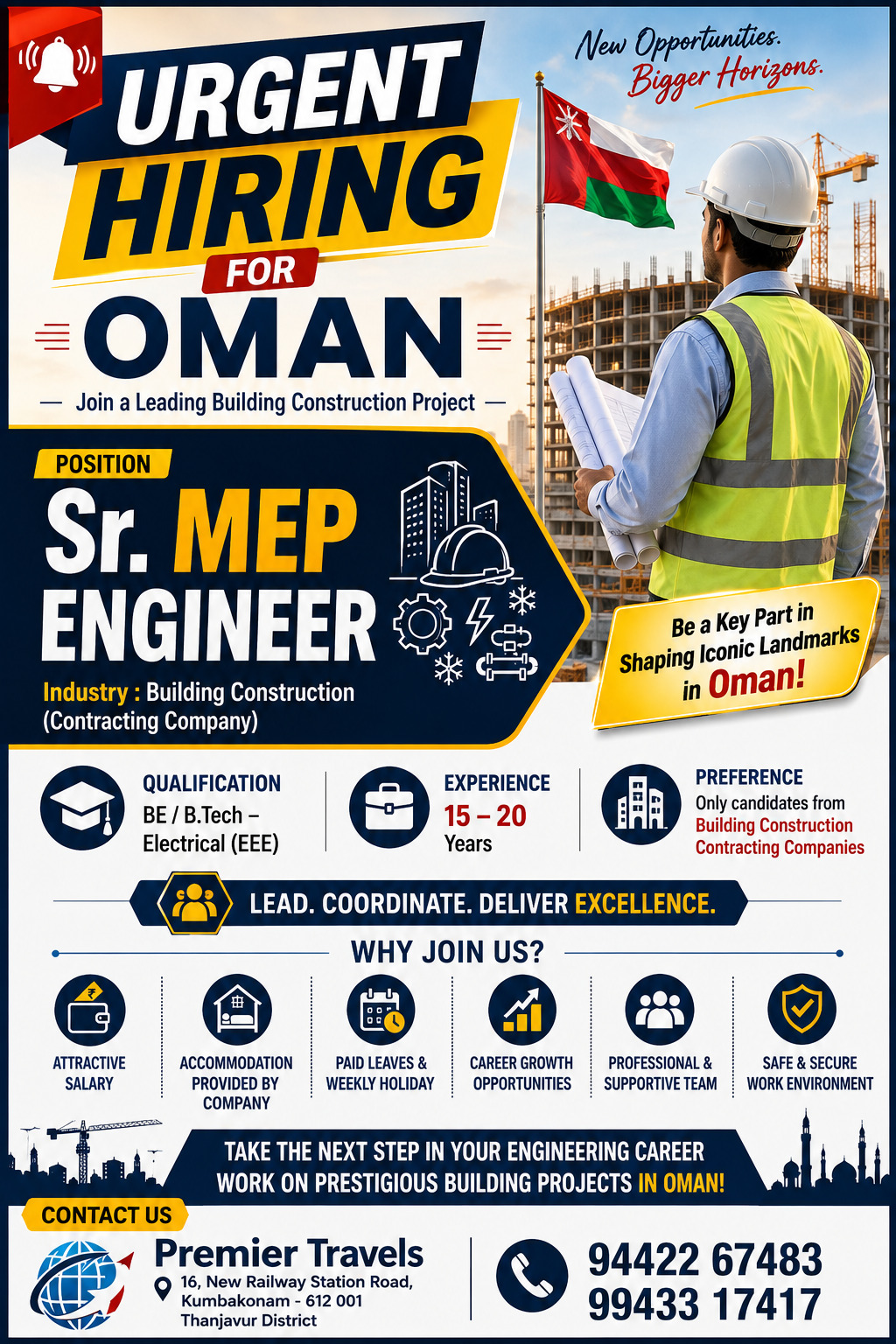 SENIOR MEP ENGINEER