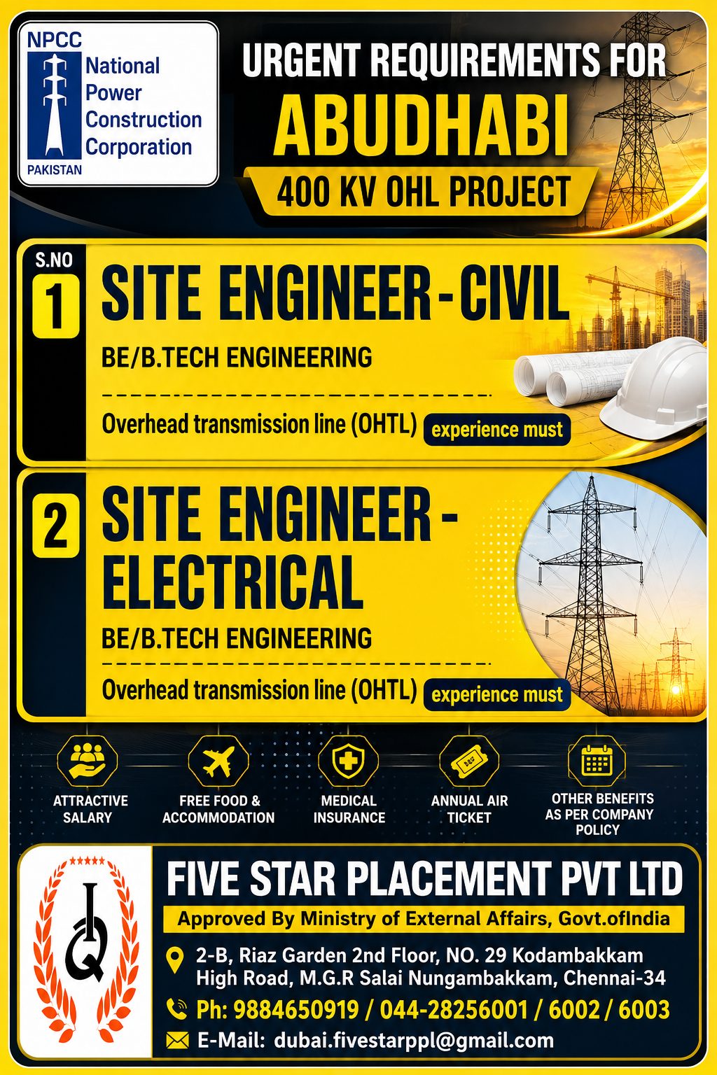 NPCC - ABUDHABI - ONLINE INTERVIEW