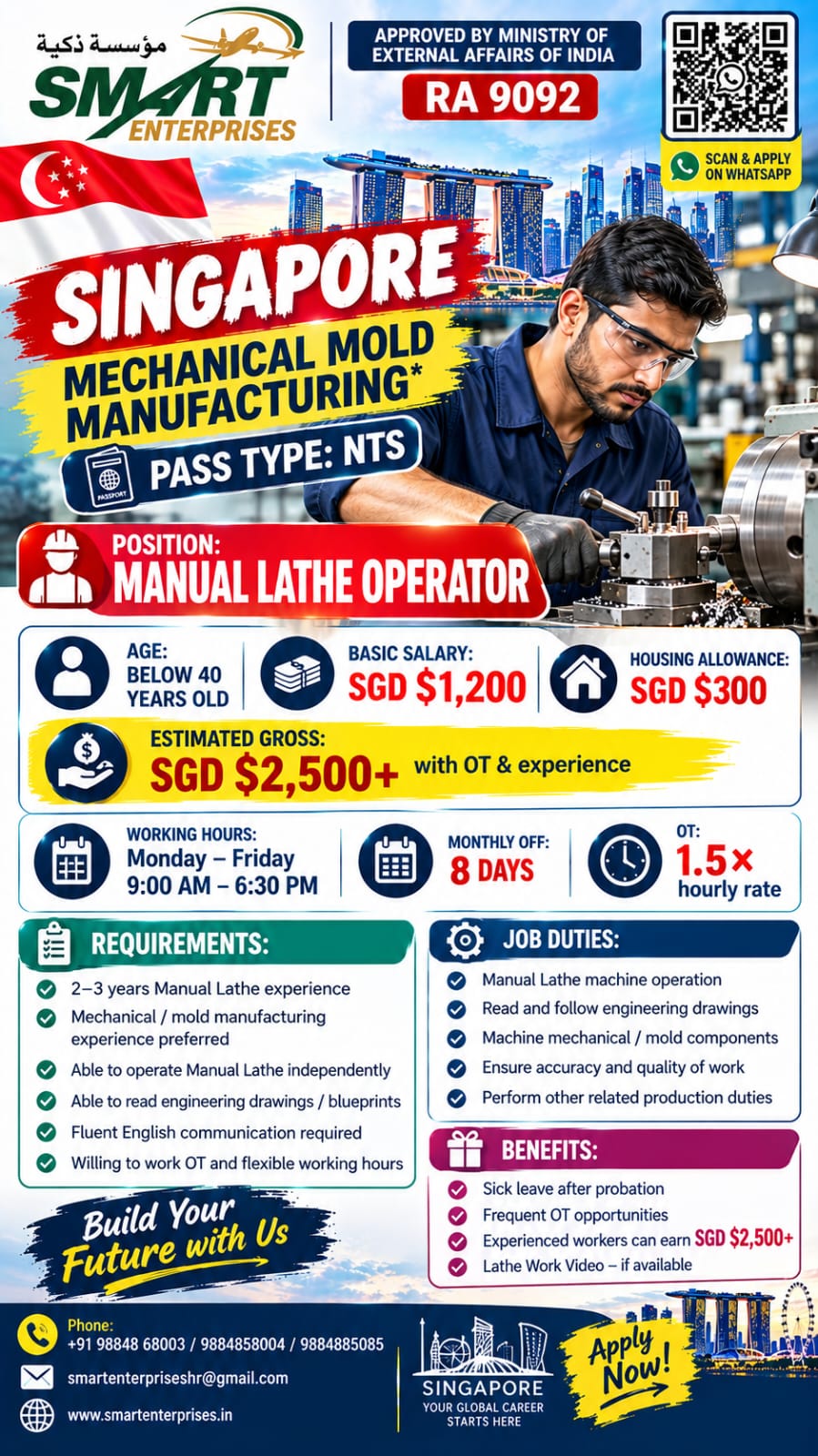 MANUAL LATHE OPERATOR