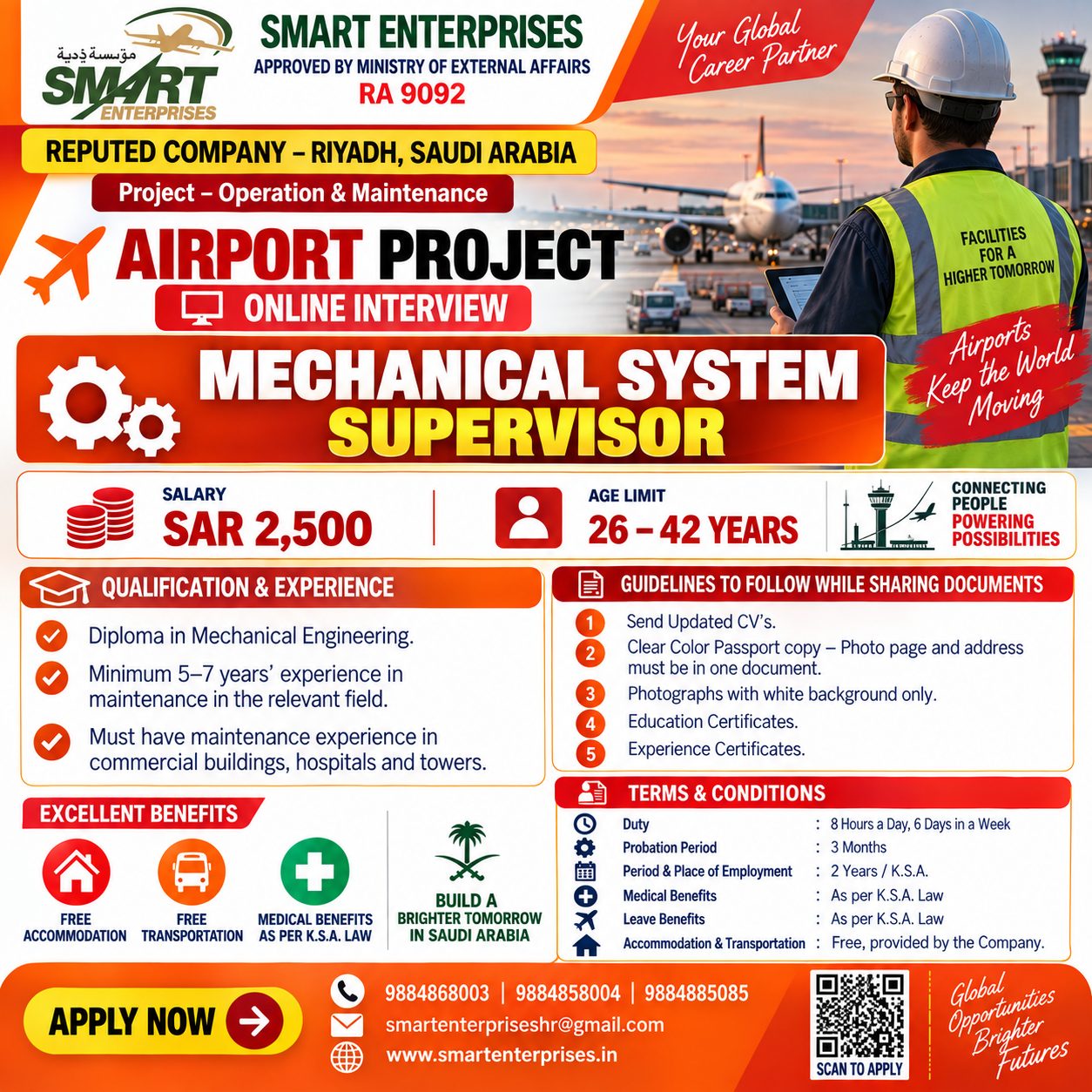 MECHANICAL SYSTEM SUPERVISOR