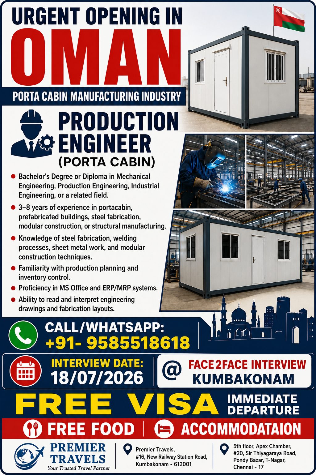 Prodcution Engineer — Premier Travels, India
