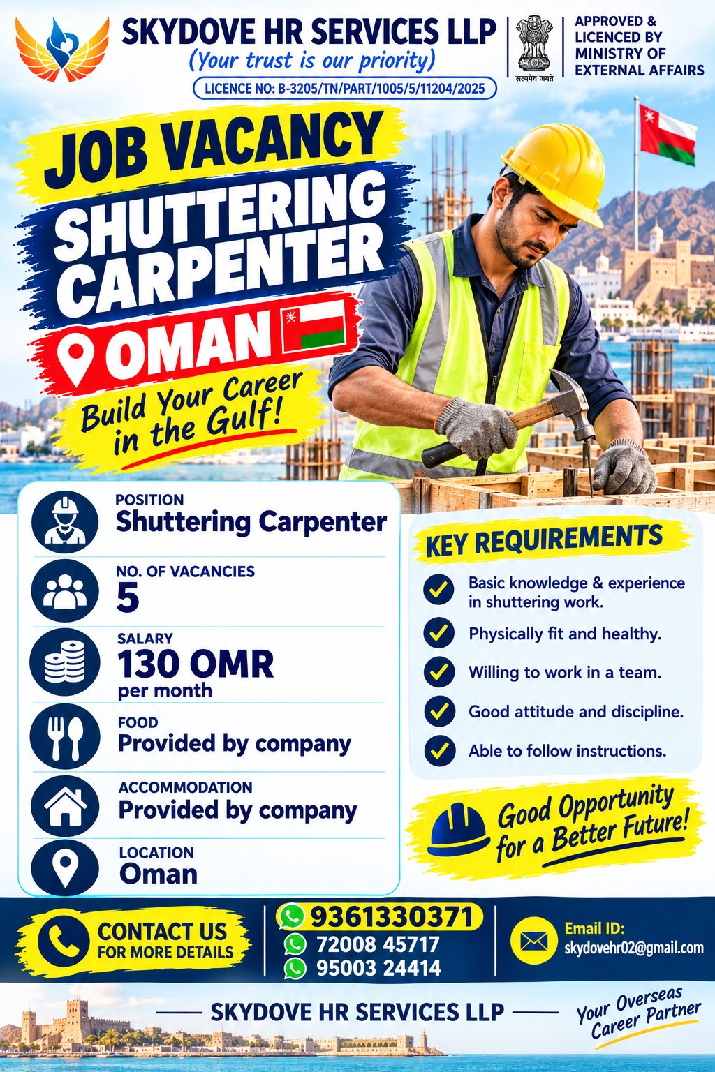 Shuttering Carpenter
