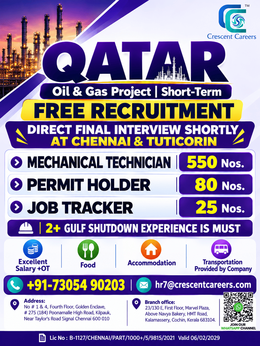 MECHANICAL TECHNICIAN / PERMIT HOLER / JOB TRACKER