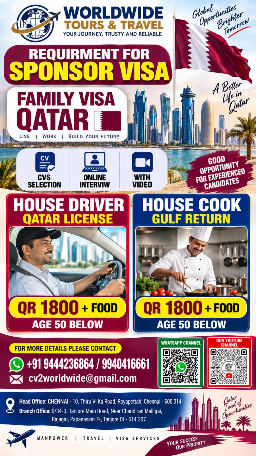 Sponsor Visa - Family Visa Qatar