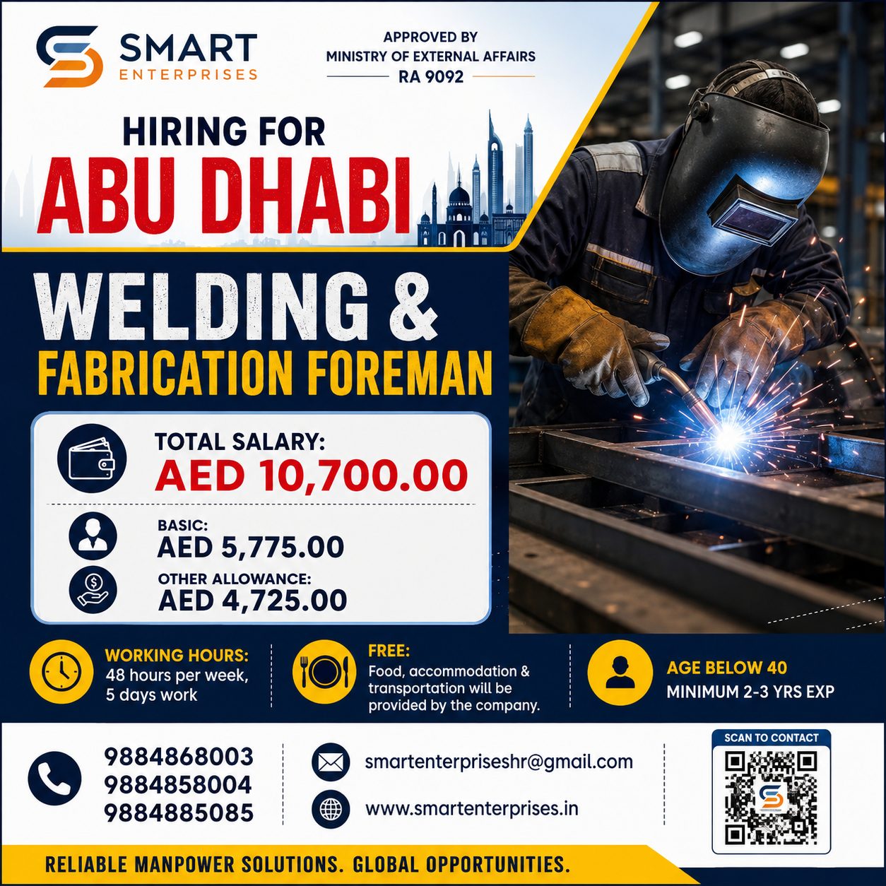 WELDING & FABRICATION FOREMAN