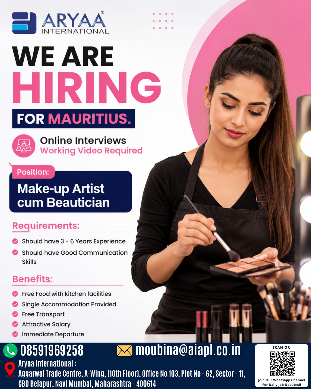 Make-up Artist cum Beautician