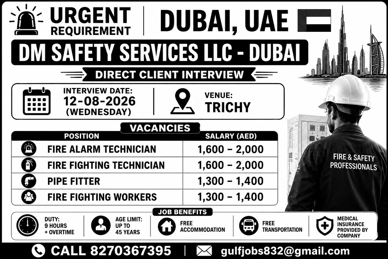 Fire & Safety Professionals - Dubai