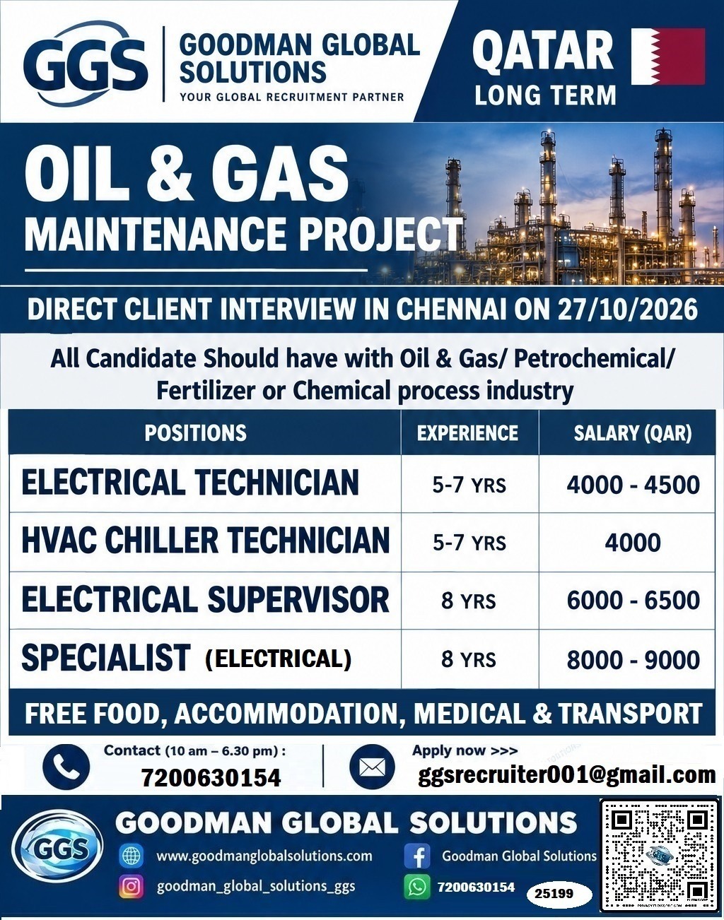 QATAR ENERGY INTERVIEW @ 27/10/2026