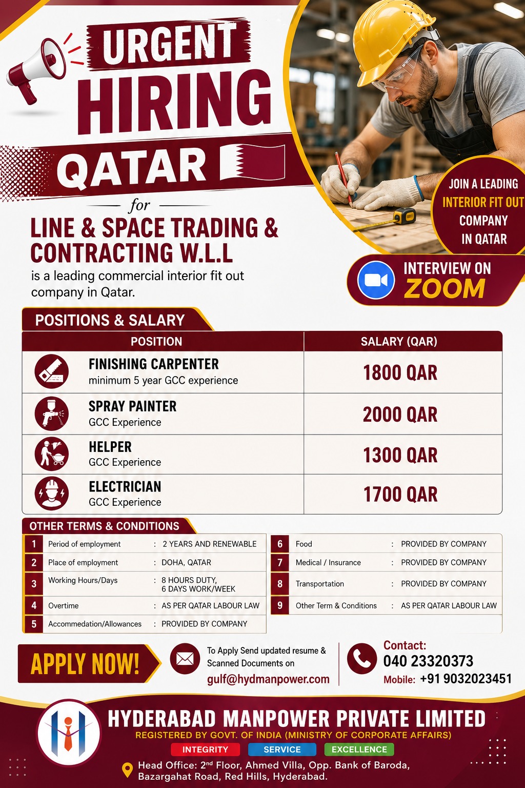 Hiring for Trading  Company - Qatar