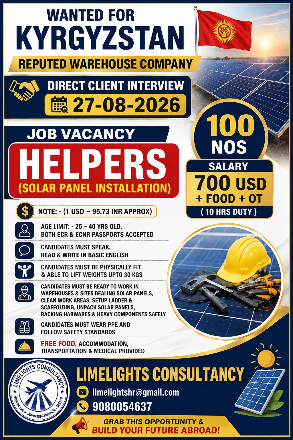Helpers (Solar Panel Installation)