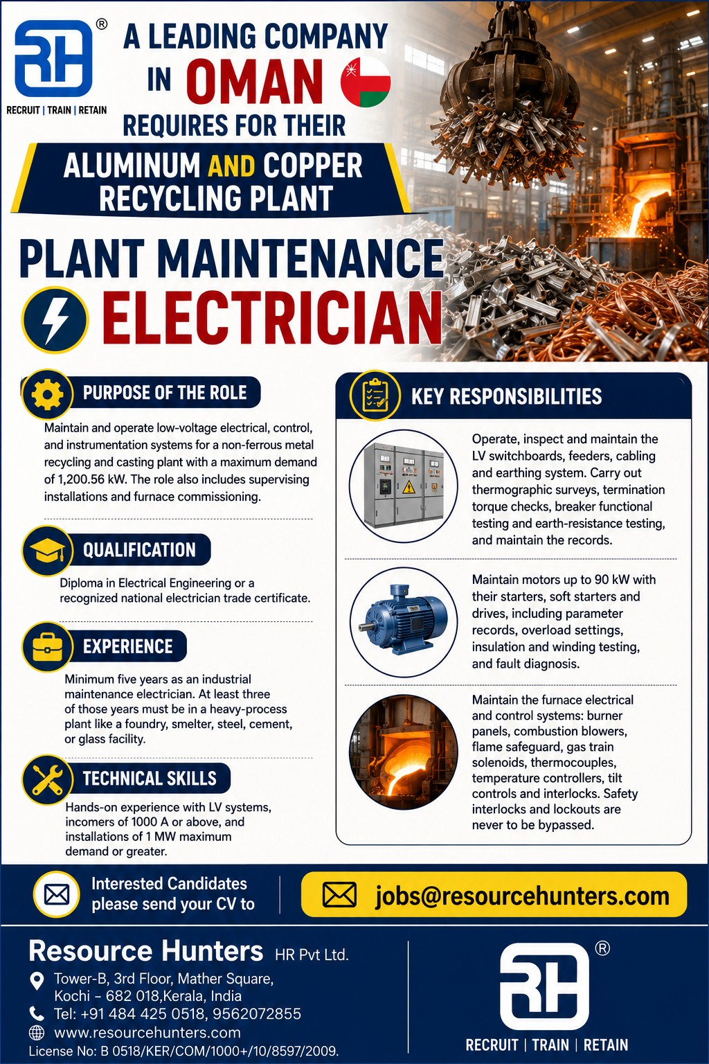 Plant Maintenance Electrician