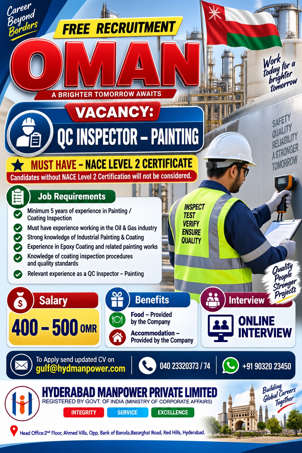 FREE RECRUITMENT - Oman
