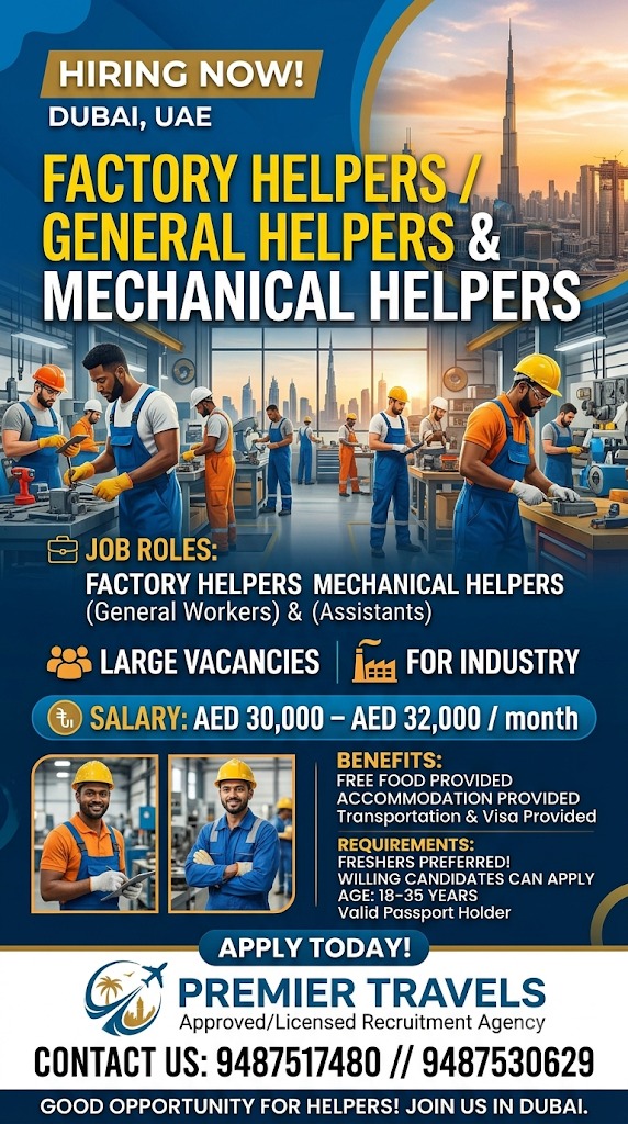 mechanical helpers — Premier Travels, DUBAI, DUBAI