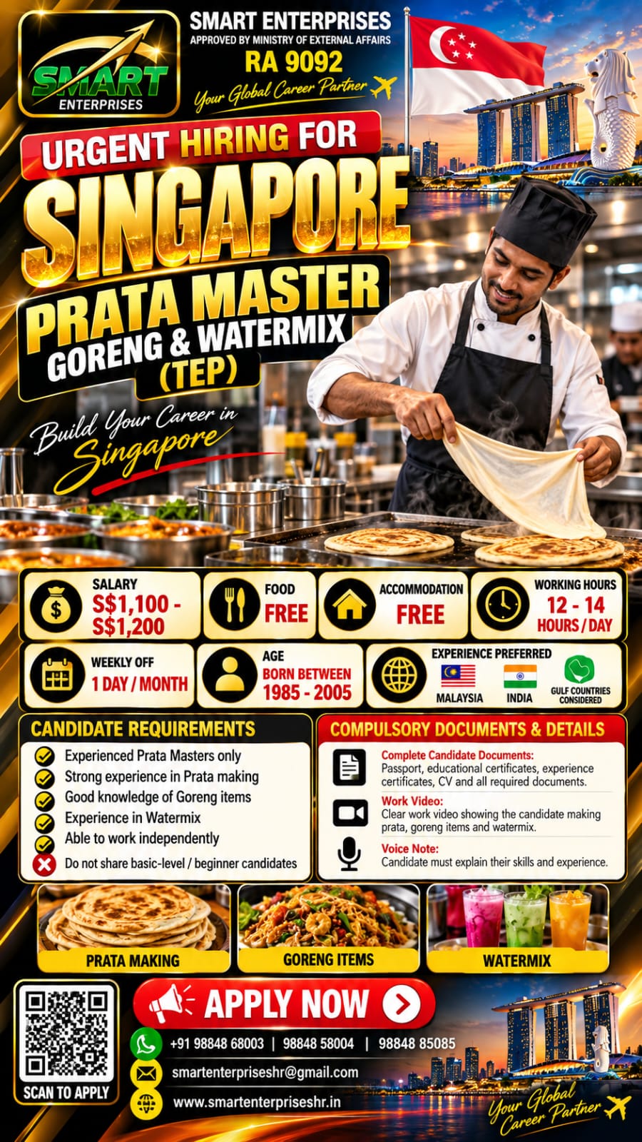 PRATA MASTER – GORENG & WATERMIX (TEP)