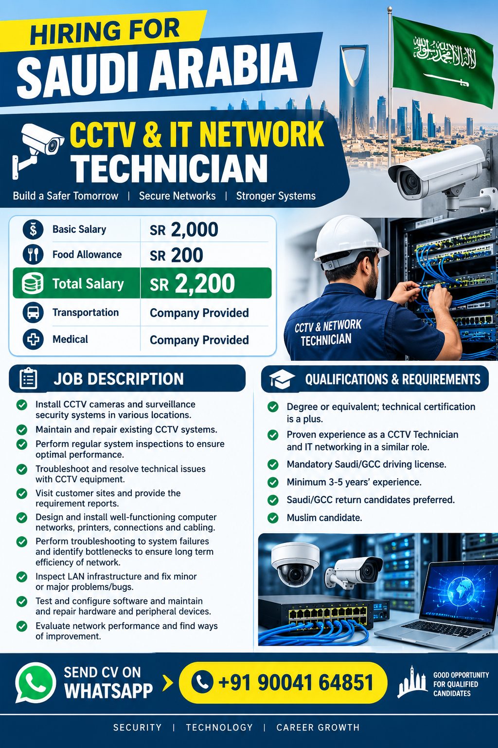 CCTV & IT Network Technician