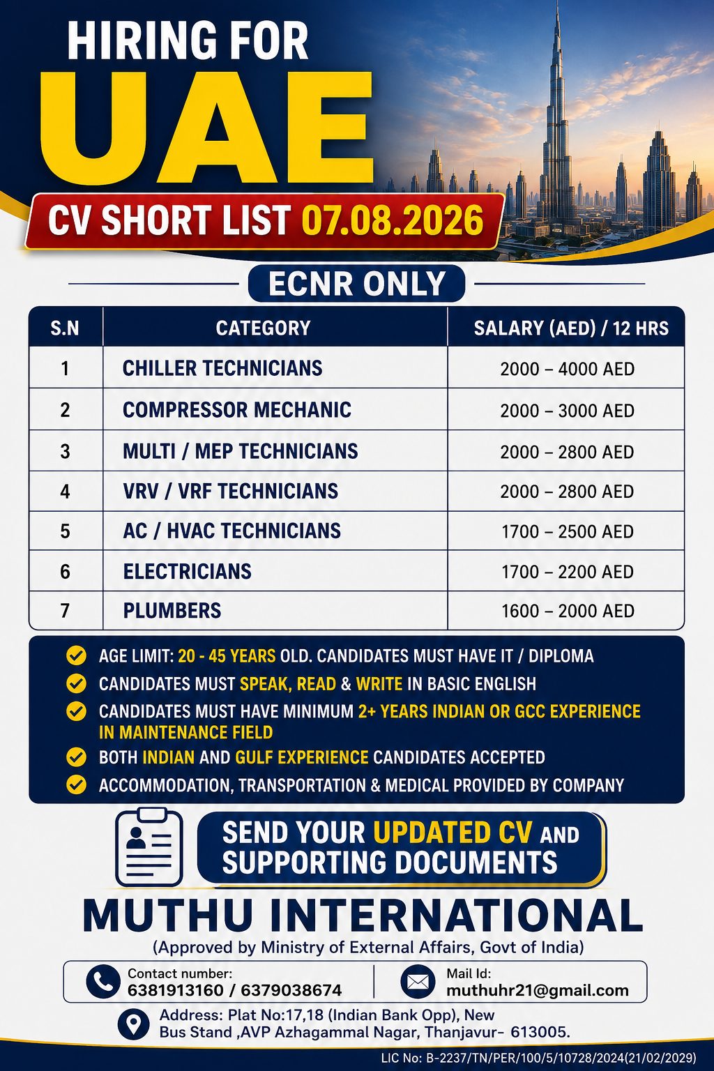 AC technician....