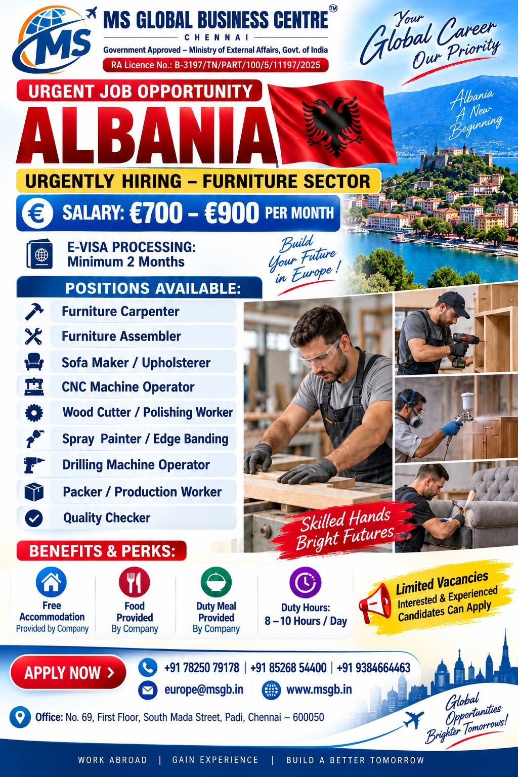 Albania - Furniture Sector Jobs