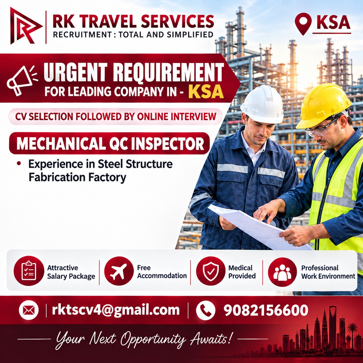 Mechanical QC Inspector