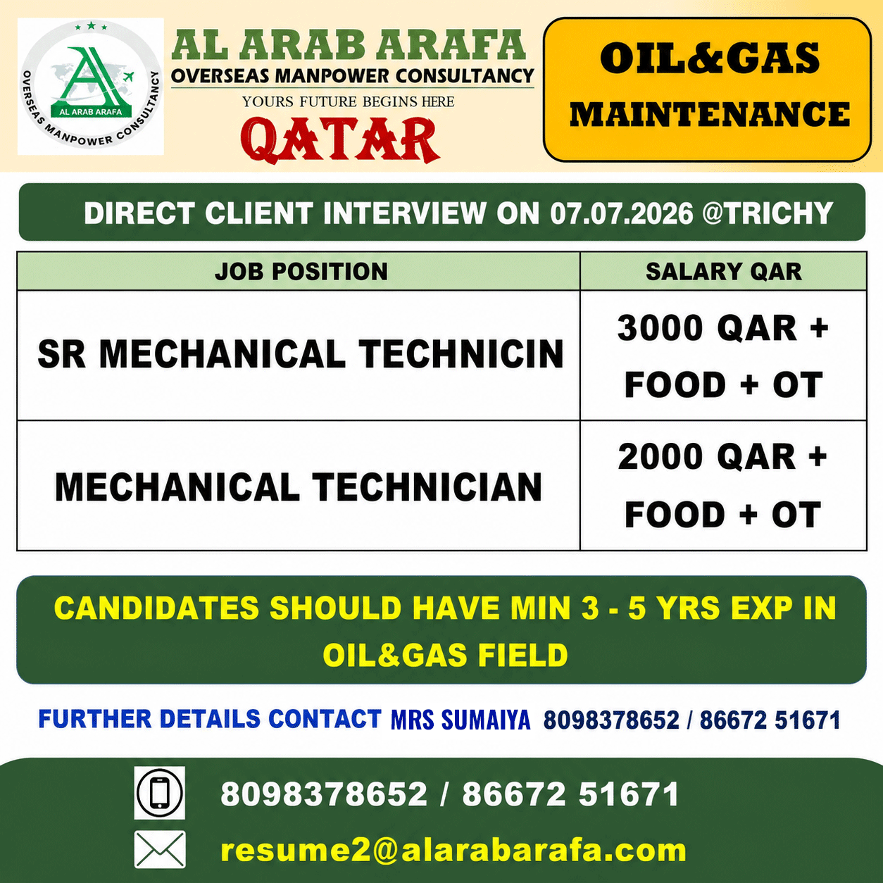 MECHANICAL TECHNICIAN