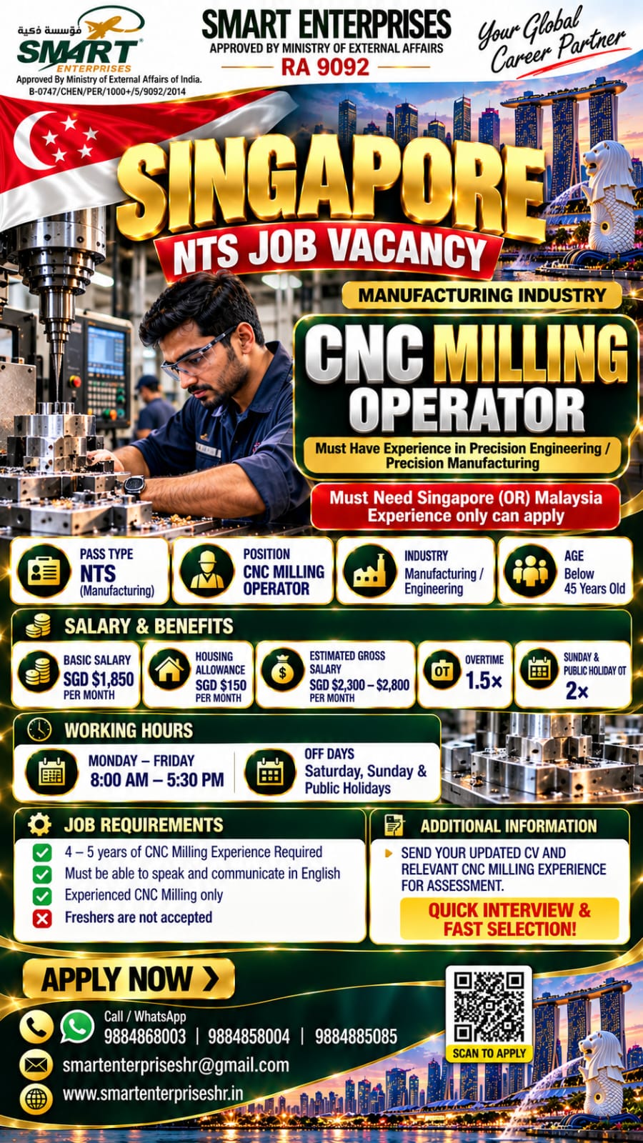 CNC MILLING OPERATOR