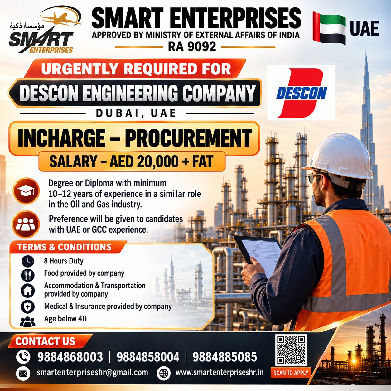 INCHARGE – PROCUREMENT