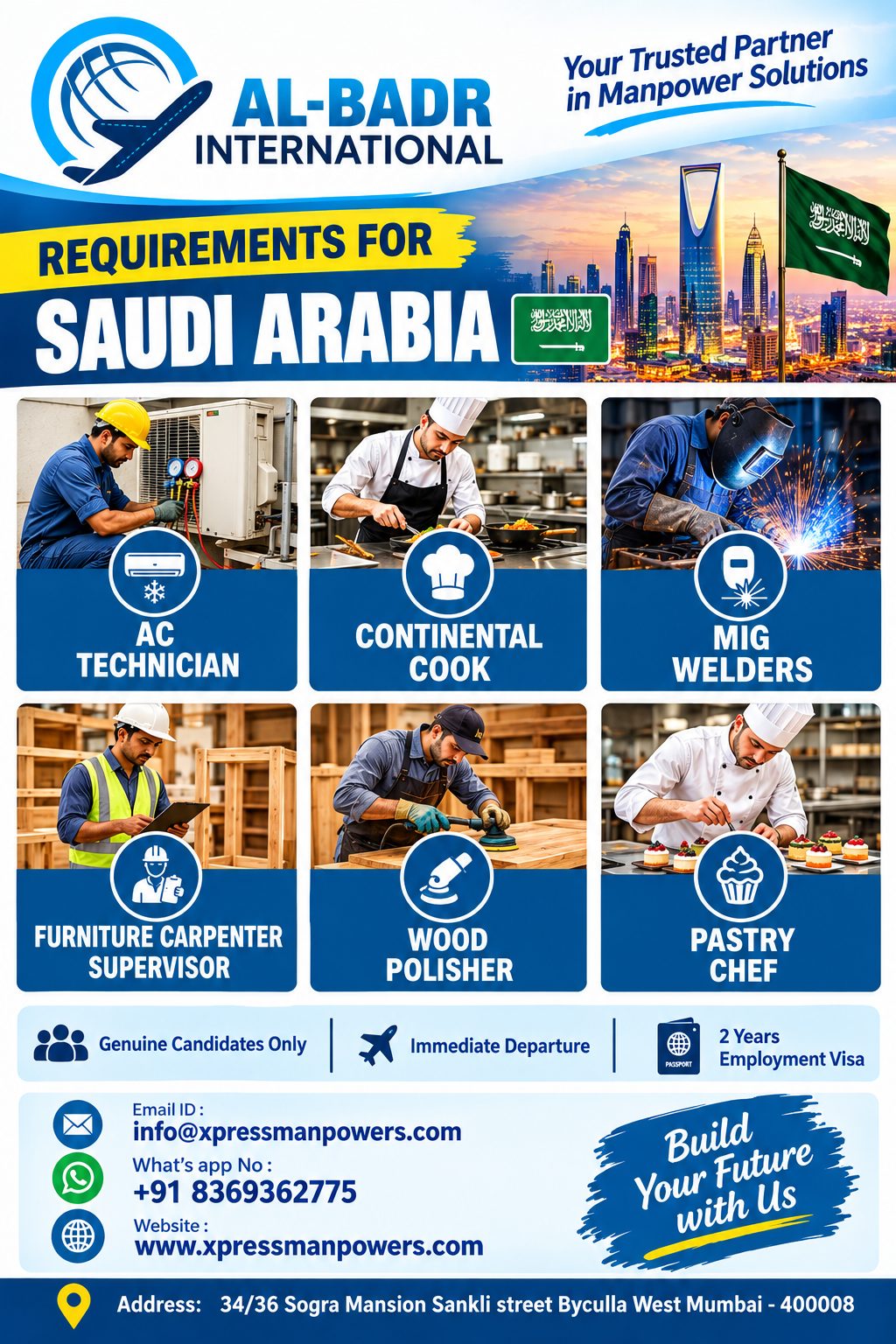 Requirements for Saudi Arabia