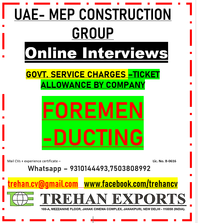 Foreman - Ducting