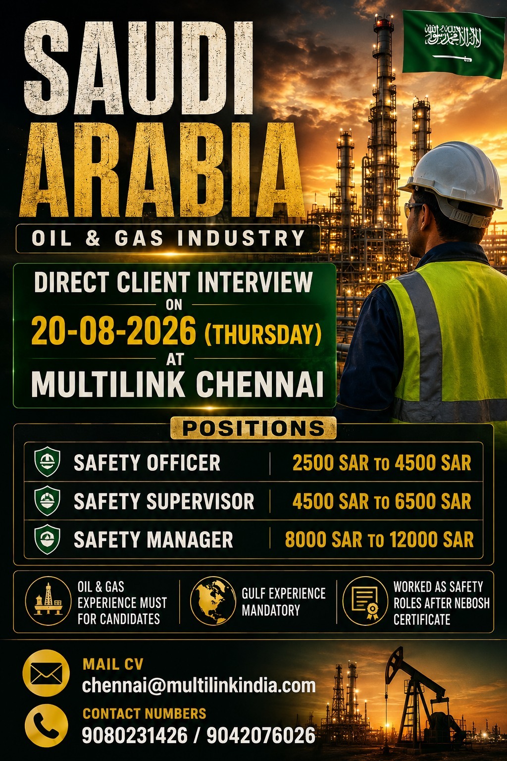 Saudi Arabia Oil & Gas Industry Direct Client Interview
