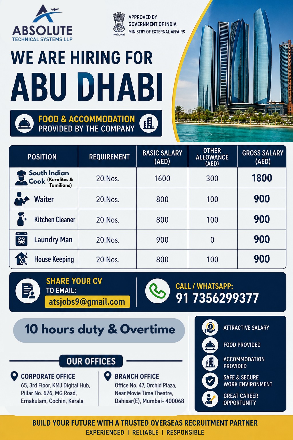 Catering Company - Abu Dhabi — Absolute Technical Systems LLP, abu dhabi