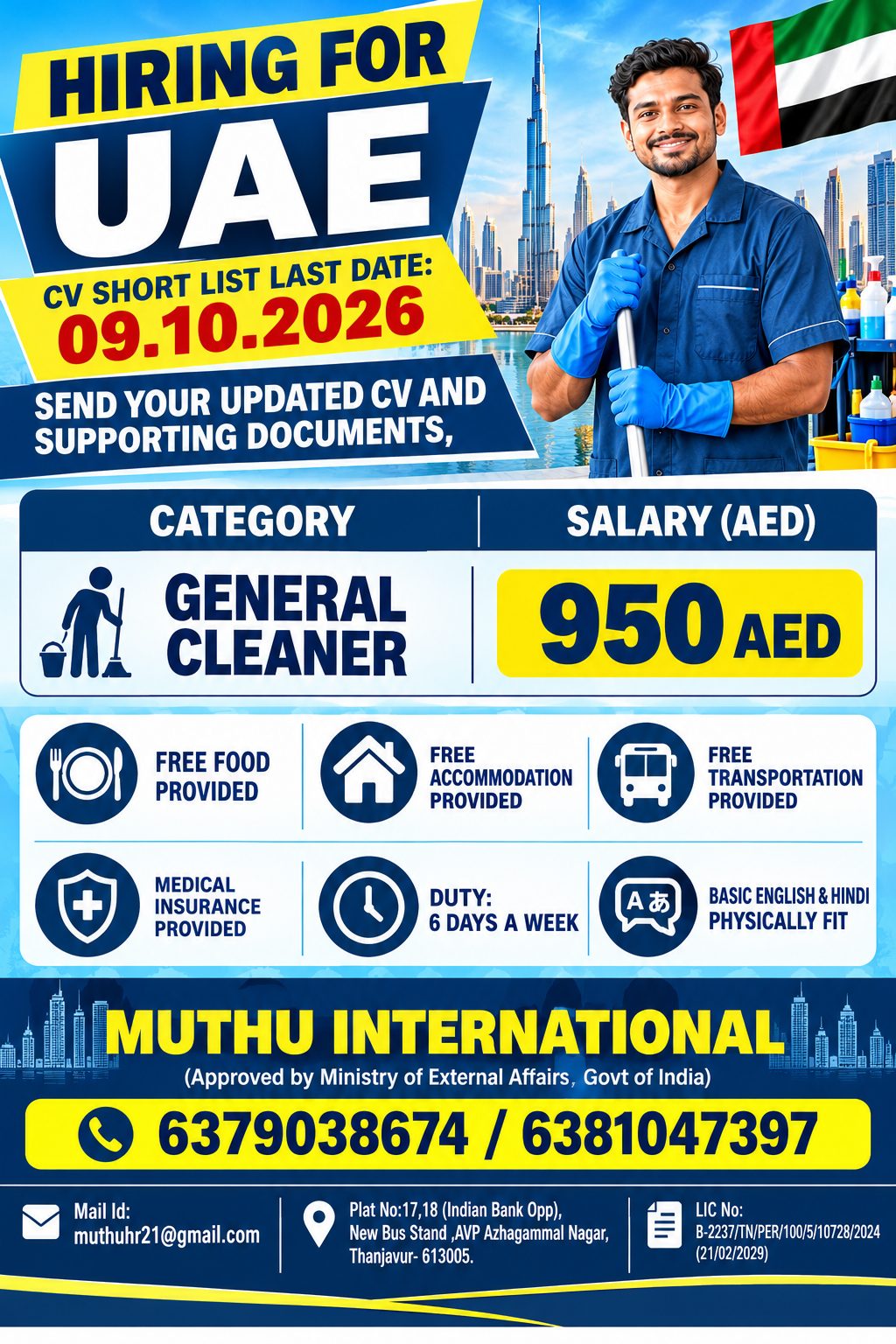 General Cleaner interview