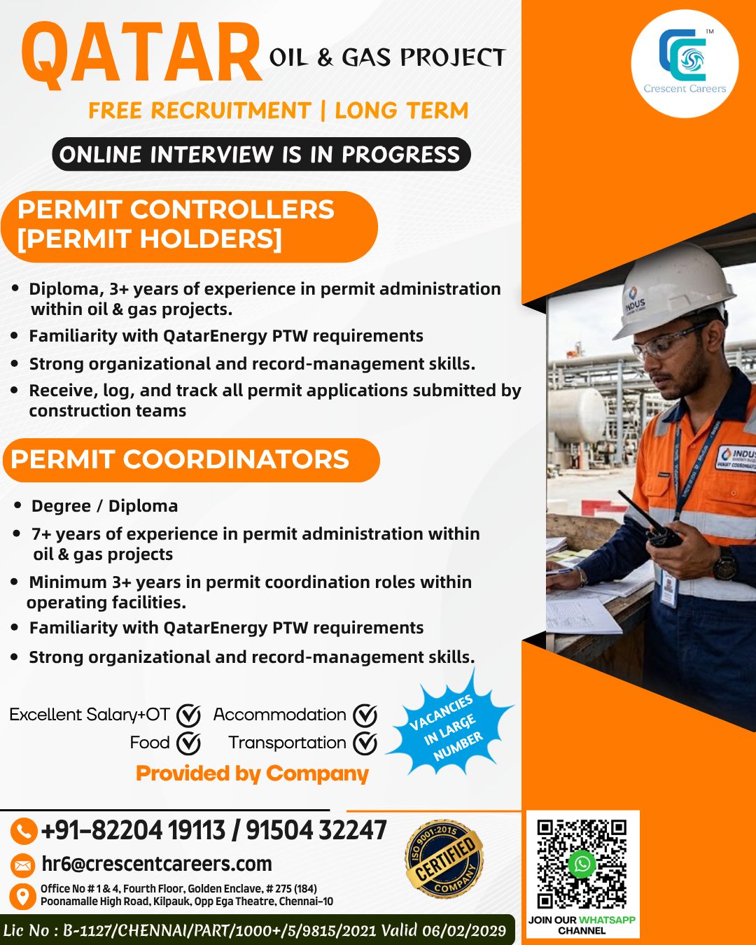 PERMIT CONTROLLERS / PERMIT COORDINATORS