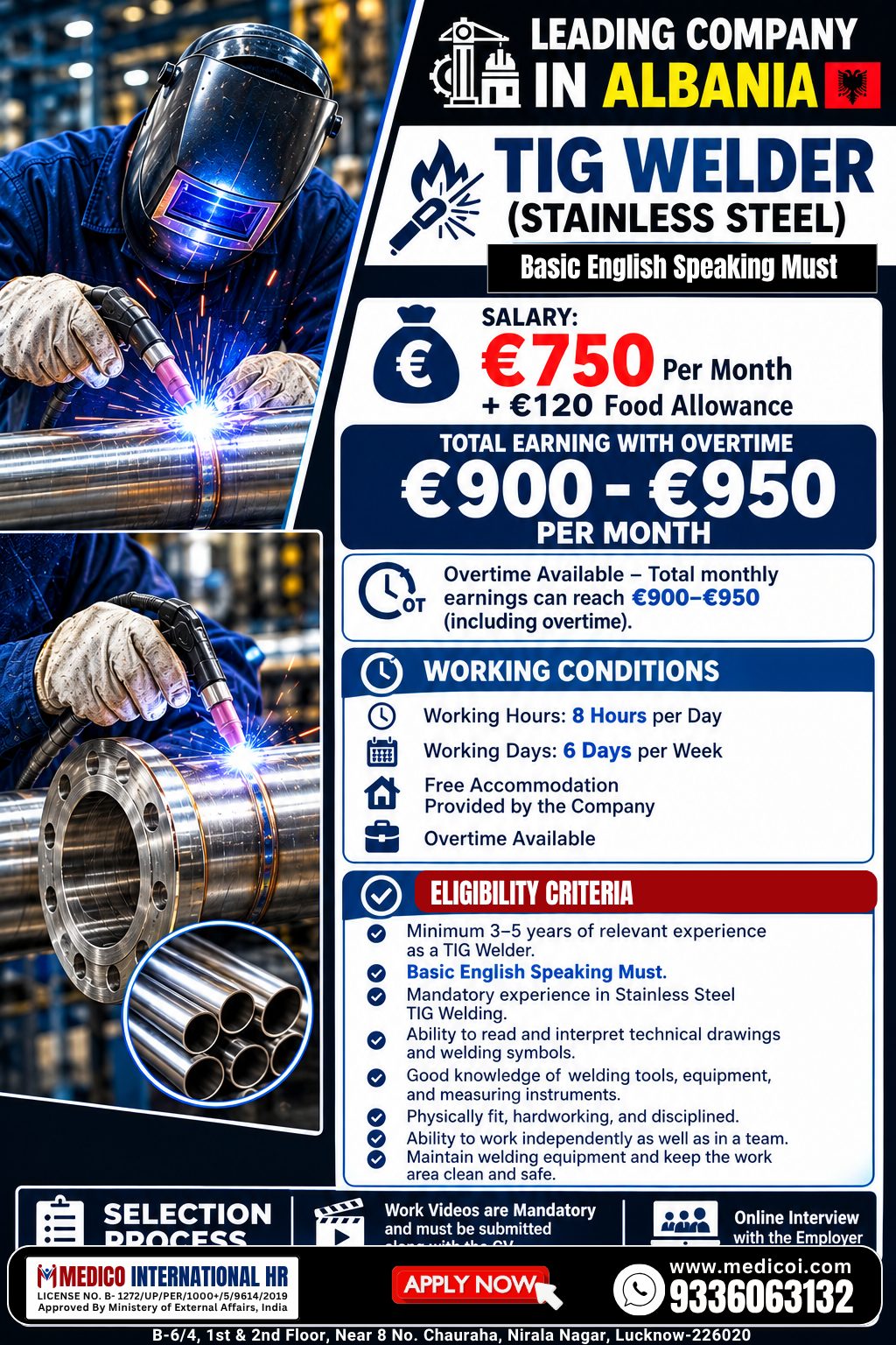 TIG Welder (Stainless Steel) — MEDICO INTERNATIONAL, Albania, Albania
