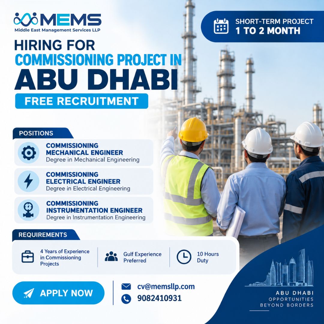 Hiring for Commissioning Project for Short Term