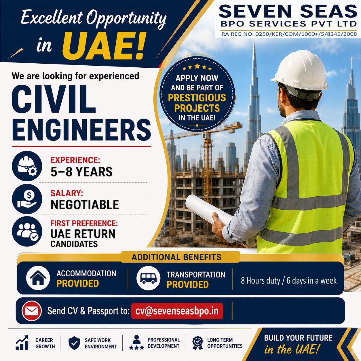 URGENT REQUIREMENT IN UAE