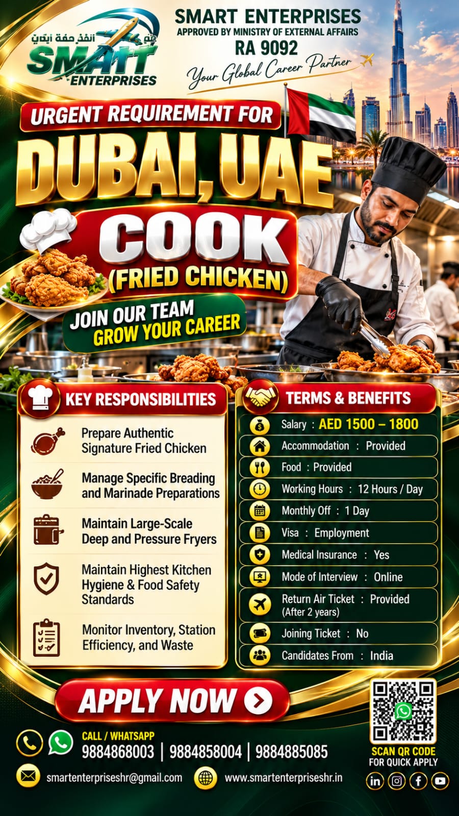 COOK (FRIED CHICKEN)