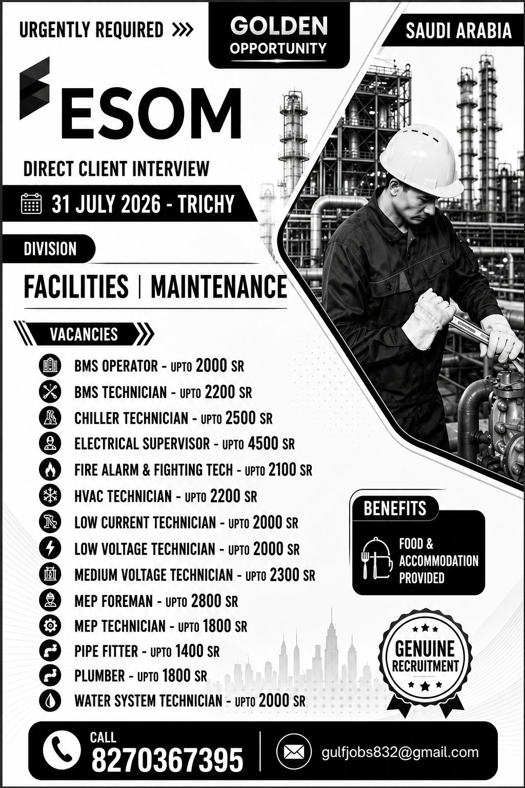 A leading Maintenance company