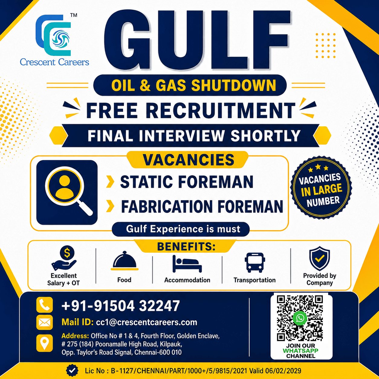 Gulf Oil & Gas Shutdown Recruitment