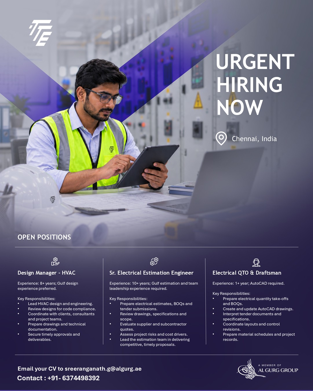 Multiple Engineering Positions