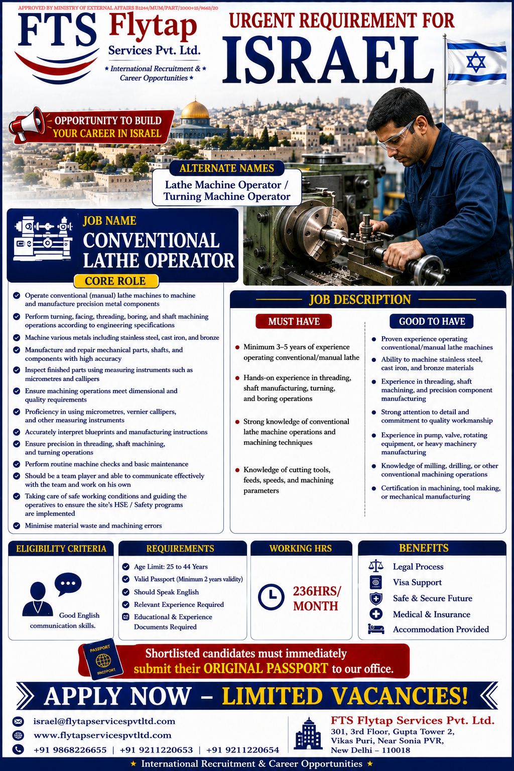Conventional Lathe Operator