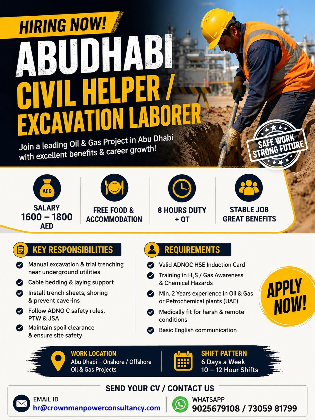 Hiring Now Abudhabi
