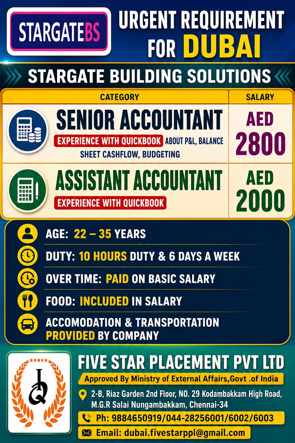 STARGATE BUILDING SOLUTIONS - DUBAI