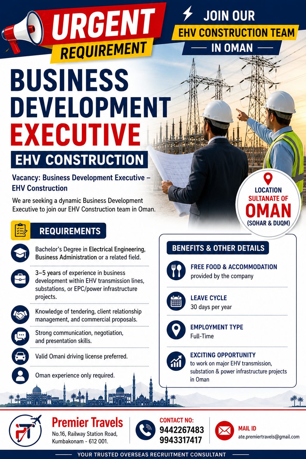 BUSINESS DEVELOPEMENT EXECUTIVE — Premier Travels, India, India