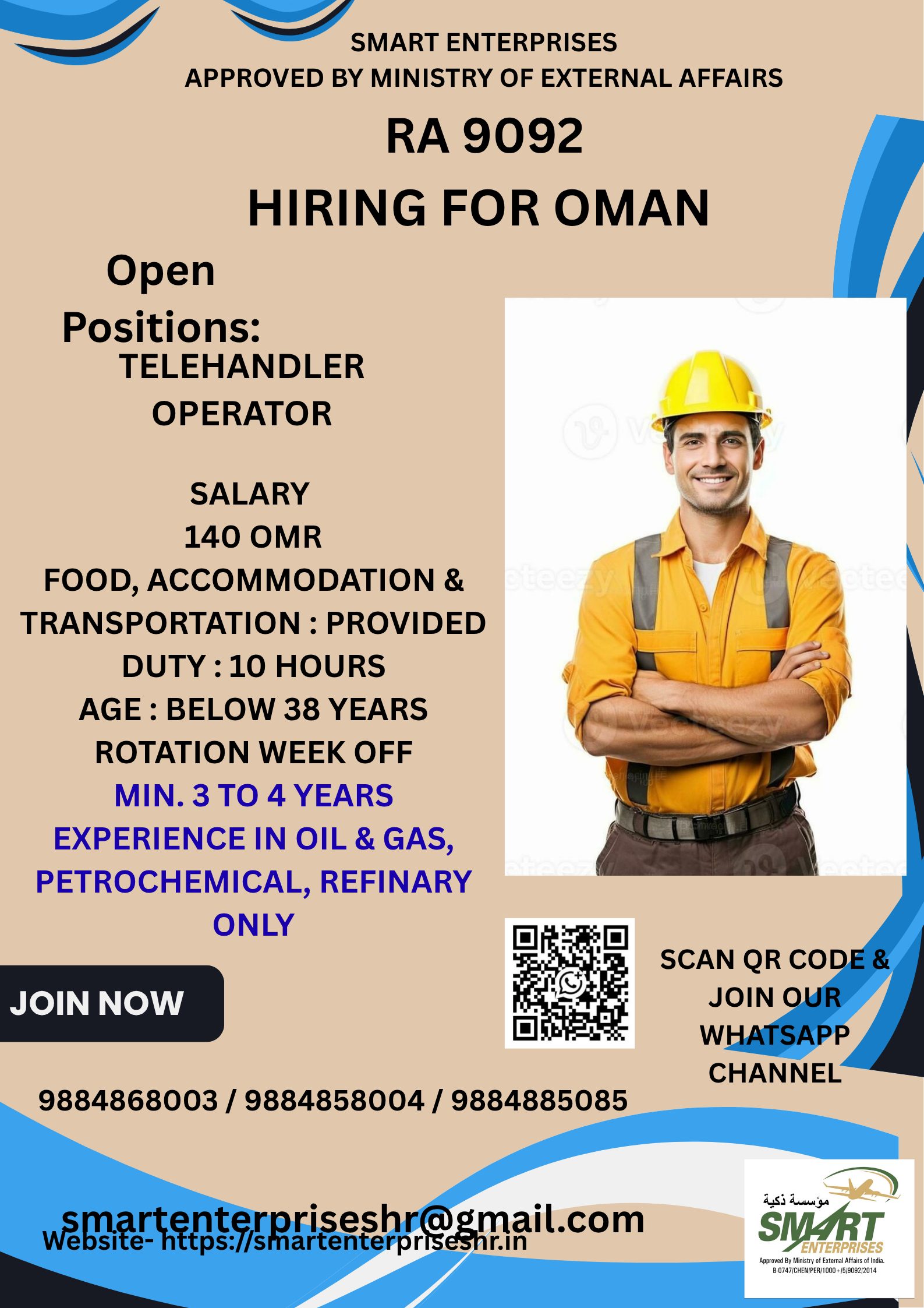 TELEHANDLER OPERATOR