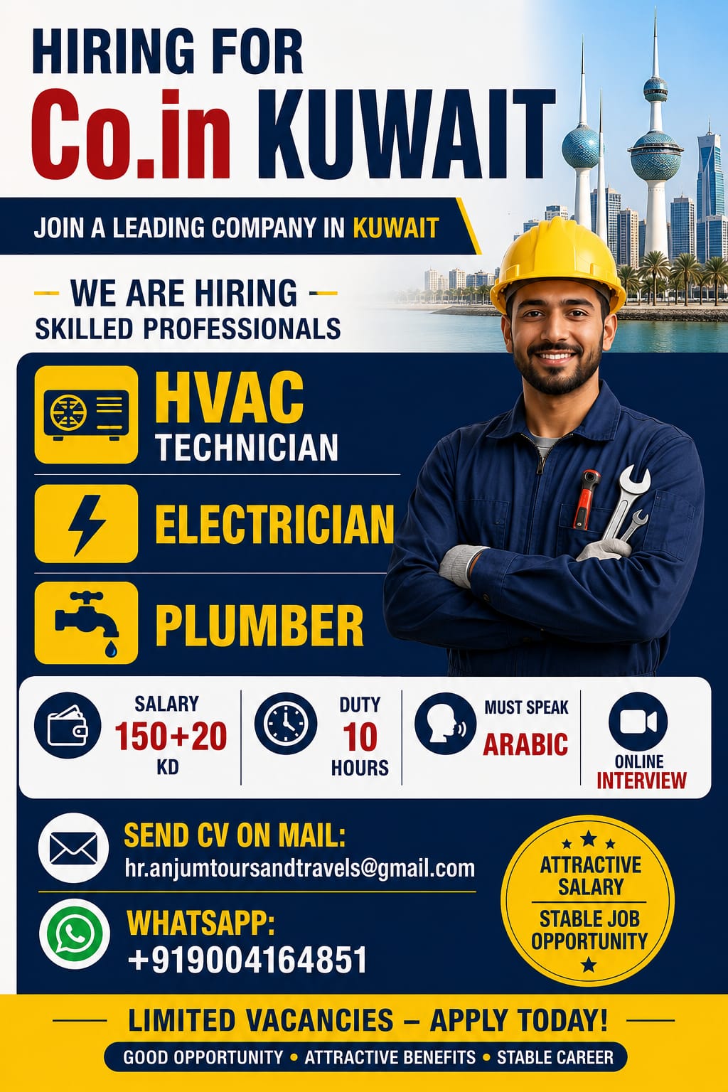 Skilled Professionals - Co.in Kuwait