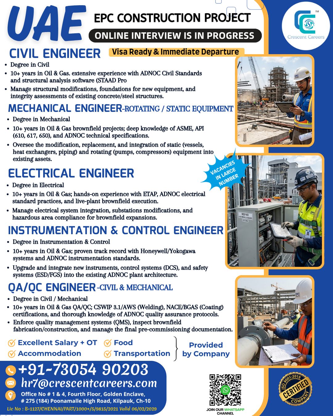 EPC Construction Project — Crescent Careers, UAE, UAE