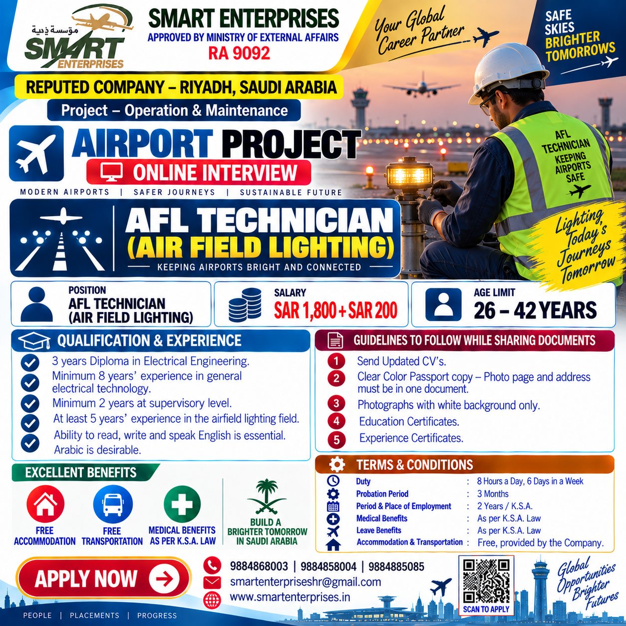 AFL TECHNICIAN – AIR FIELD LIGHTING